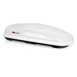 COSTWAY Goplus 14 Cubic Feet Cargo Box Dual-Sided Opening Car Roof Box Rack Mount Carrier