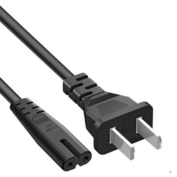 ACCEINFO Ul Certification, 5Feet/1.5M Charger Power Cable 2 Prong for Microsoft Surface Go/laptop/book, Surface Pro 1/2/3/4/5/6/7/x, HP Envy, Canon