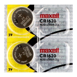 MAXELL 2 X Cr1620 Batteries, Lithium Battery 1620