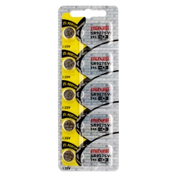 MAXELL 5 X 395 Watch Batteries, Sr927Sw Battery