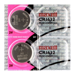 MAXELL 2 X Cr1632 Batteries, Lithium Battery 1632