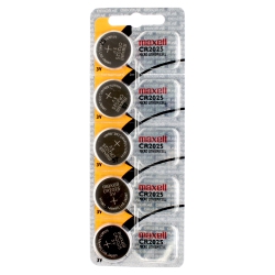 MAXELL 5 X Cr2025 Batteries, Lithium Battery 2025