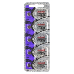 MAXELL 5 X 377 Watch Batteries, Sr626Sw Battery