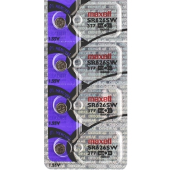 MAXELL 4 X 377 Watch Batteries, Sr626Sw Or 376 Battery