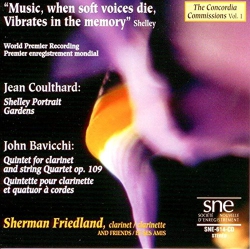 JUST4GAMES The Concordia Commissions Vol. 1 [Audio CD] Jean Coulthard; John Bavicchi And Sherman Friedland In Multicolor