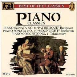JUST4GAMES Piano Classics [Audio CD] Beethoven; Tchaikovsky And Debussy