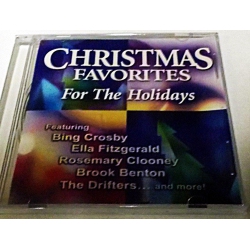 JUST4GAMES Christmas Favorites for The Holidays [Audio CD] Bing Crosby; Ella Fitzgerald And Rosemary Clooney