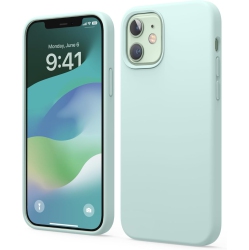 ELAGO Compatible \w Iphone 12 Case And Compatible \w Iphone 12 Pro Case, Liquid Silicone Case, Full Body Cover, Shockproof, Anti-Scratch Soft