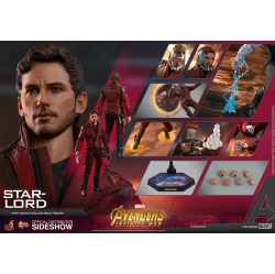 MARVEL Avengers Infinity War 12 Inch Action Figure Movie Masterpiece 1/6 Scale - Star-Lord Hot Toys 903724