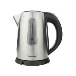 BRENTWOOD 1-Liter Stainless Steel Cordless Electric Kettle