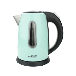 BRENTWOOD 1-Liter Stainless Steel Cordless Electric Kettle