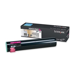 LEXMARK Original X945X2Mg 22000 Yield Toner Cartridge - Retail In Magenta