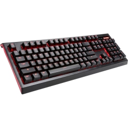 RAPOO Vpro V500L Mechanical Gaming Keyboard Switches Led, Aluminum Frame, 6 Ft. Braided Cable Wire In Red