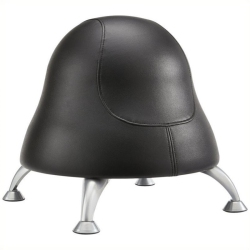 PEMBERLY ROW Ball Office Chair In Vinyl In Black