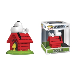 FUNKO Pop Animation Peanuts 3.75 Inch Action Figure - Snoopy & Woodstock With Doghouse #856