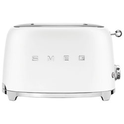 Smeg 50's Style Retro Toaster - 2-Slice - White