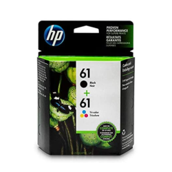 ACCEINFO HP 61 & Tri-Colour Original Ink, 2 Cartridges (Cr259Fn) In Black