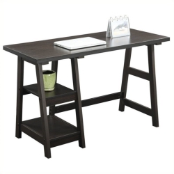 SCRANTON & CO Trestle Desk In Espresso