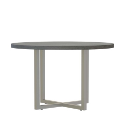SAFCO Mirella Conference Table (Table & Base) - 42" Stone In Gray