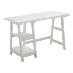 SCRANTON & CO Trestle Desk - In White
