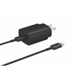 SAMSUNG 25W USB-C Super Fast Charging Wall Charger - (Us Version With Warranty) In Black