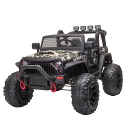 AOSOM 12V Battery-Powered Kids Electric Ride On Car With Parental Remote Control - In Black