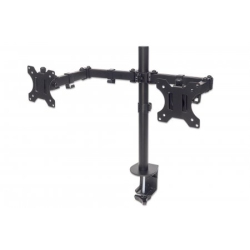 MANHATTAN Universal Dual Monitor Mount With Double-Link Swing Arms (461528)