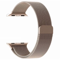 CC Topsave Watchband for Apple Watch 38/40MM Metal Replacement Strap for Apple Watch Series 5, 4, 3, 2, 1, Champagne In Gold