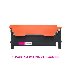 BESTONER Samsung 406/clt-406/clt-M406S Toner Cartridge for Printer Clp-360/clx-3305/clp-365/clx-3305Fn/clp-365W In Magenta