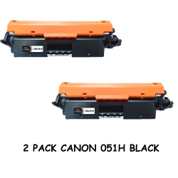 BESTONER 2 Pack Canon 051H/canon051/051/051H High Yield Compatible Toner Cartridge for Lbp162Dw/mf264Dw/mf267Dw/mf269Dw In Black
