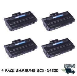BESTONER 4 Pack Samsung 4200/scx-D4200/samsung4200/scx-4200 Toner Cartridge for Printer Scx-4200 In Black