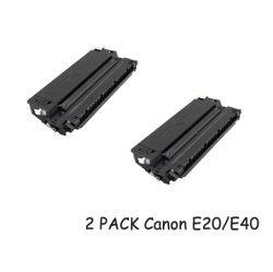 BESTONER 2 Pack Canon E20/e40 Toner Cartridge E16 E20 E30 E31 E40 PC300 400 500 700 900 3700 PC740 7770 920 In Black