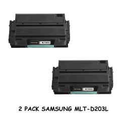 BESTONER 2 Pack Samsung 203/mlt-D203L/d203/mltd203 Compatible Toner Cartridge for Printer Sl-M3320/3820/m3370/4020/4070/4072 In Black