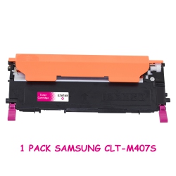 BESTONER Samsung 407/clt-407/clt-M407S Toner Cartridge for Printer Clp-326/clp-325/clx-3180/clx-3185/clx-3186 In Magenta