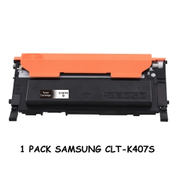 BESTONER Samsung 407/clt-407/clt-K407S Toner Cartridge for Printer Clp-326/clp-325/clx-3180/clx-3185/clx-3186 In Black