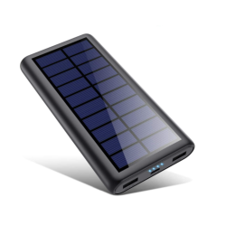 ACCEINFO Solar Charger 26800Mah, Kilponen Solar Power Bank Portable Charger High Capacity Solar Phone Charger External Backup Battery Packs \w Dual