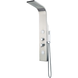 BLUE OCEAN Ocean 48" Stainless Steel Shower Panel With Rainfall Shower Head (Sps88213B)