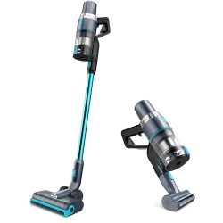 JASHEN V18 350W Cordless Stick Vacuum Cleaner Hepa Filter for Hardwood Floors, Carpet/rug, Pet Hair - Lake In Blue