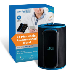 ACCEINFO Lifesource Ultraconnect All-In-One Upper Arm Blood Pressure Monitor With Bluetooth (Ua-1200Cnble)