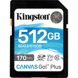 KINGSTON Canvas Go Plus Sd Memory Card Sdg3/512GB