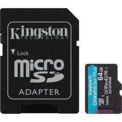 KINGSTON Sdcg3 Canvas Go Plus Microsd Memory Card (Sdcg3/64GB)