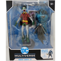 DC Multiverse Dark Nights Metal 7 Inch Action Figure Baf The Merciless - Robin Crow Earth-22 (Random Head)