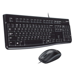 ACCEINFO Logitech Mk120 Wired Desktop Combo, English (920-002565)