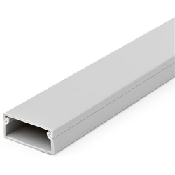 STARTECH Cable Management Raceway 78In - Single Channel Network Cable Hider Kit - Solid Wire Duct System - Power Cord