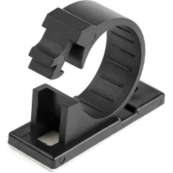 STARTECH 100 Self Adhesive Cable Management Clips - Ethernet/network Cable/office Desk Cord Organizer - Sticky Wire