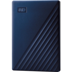 WESTERN DIGITAL Wd My Passport for Mac Wdba2F0050Bbl 5 Tb Portable Hard Drive - External - Midnight Wdba2F0050Bbl-Wesn In Blue