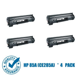PRINTER PRO Compatible Replacement for 4 Pack HP 85A (Ce285A)/hp85A/285 Toner Cartridge-HP Printer Laserjet Pro M1212Nf M1217Nfw P1102W P1109W
