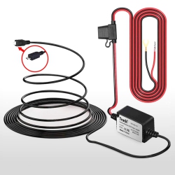 TRACKI 12-24-Volt to Micro USB Vehicle/marine Power Stabilizer And Wiring Kit for 3G Gps Tracker - In Black