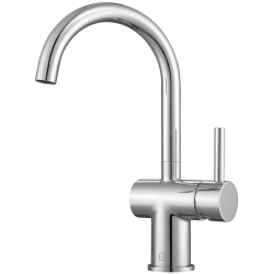 ANCONA Aria Single Hole Bathroom Faucet In Chrome