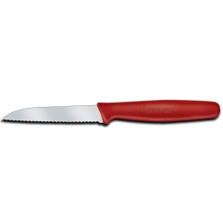 VICTORINOX 3.25" Serrated Paring Knife (Red) 6.7431